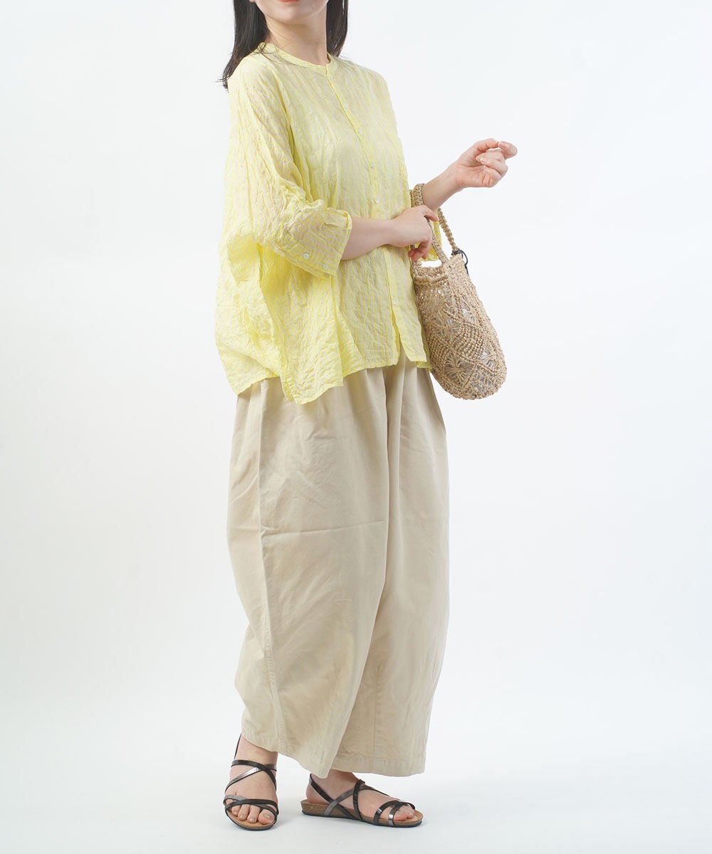 NATURAL LAUNDRY(ナチュラルランドリー)先染シャーリング
