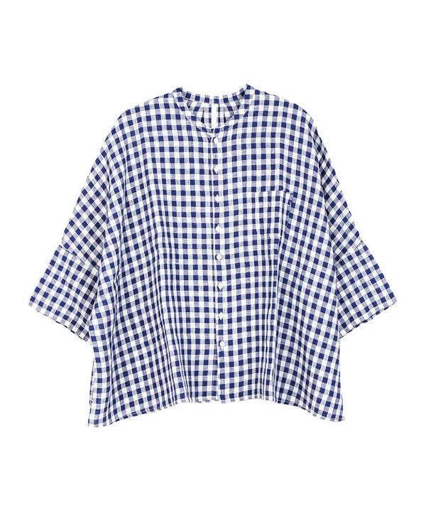 NATURAL LAUNDRY(ナチュラルランドリー)先染めリネンランドスケープ 