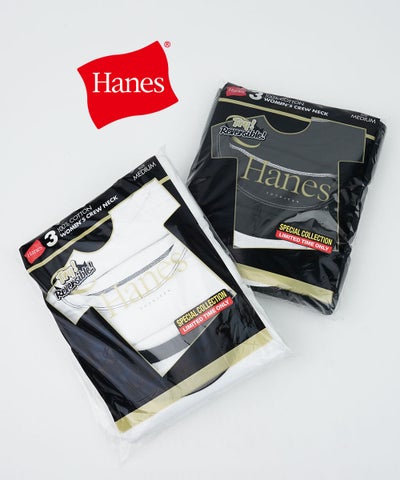 Hanes(ヘインズ) 3PリバーシブルクルーネックTシャツ by THE DODO JEAN