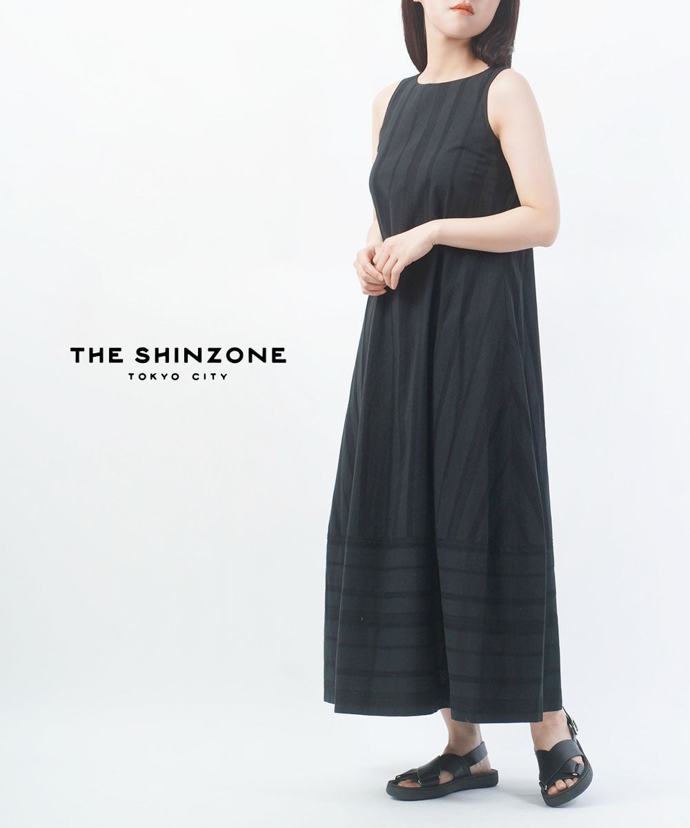 THE SHINZONE(ザ シンゾーン)LINEN STRIPED DRESS | BLEU COMME BLEU