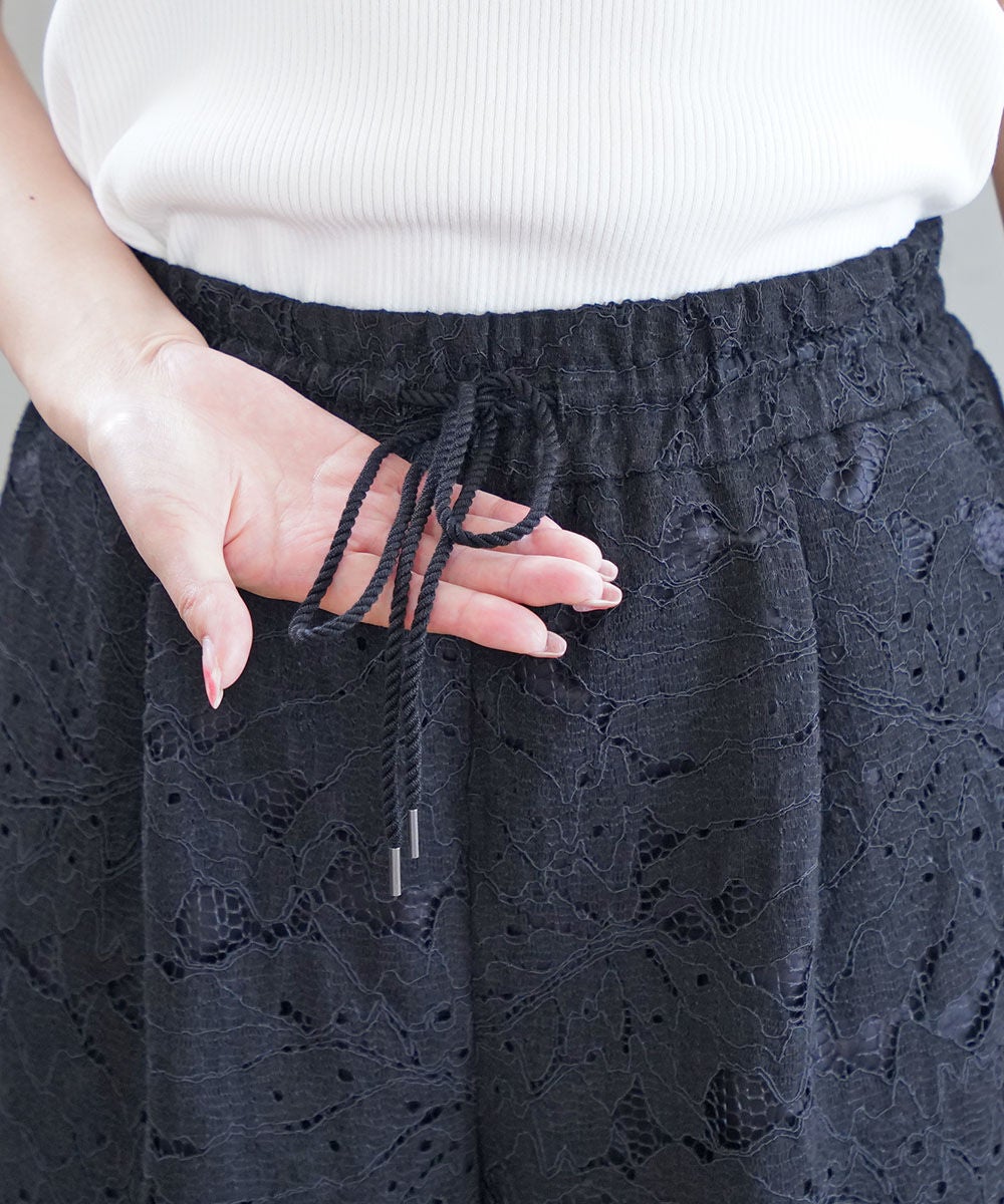 SACRA(サクラ)LEAF RASCHEL LACE PANTS | BLEU COMME BLEU(ブルーコム
