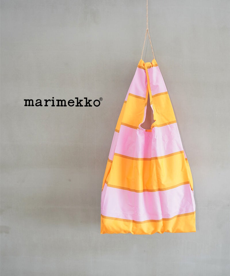 marimekko(マリメッコ) GALLERIA SMART BAG ピンク×オレンジ(65)