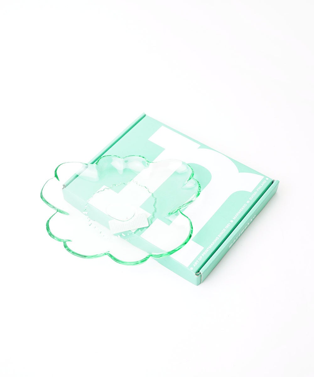 marimekko(マリメッコ)UNIKKO GLASS PLATE 20CM | BLEU COMME BLEU