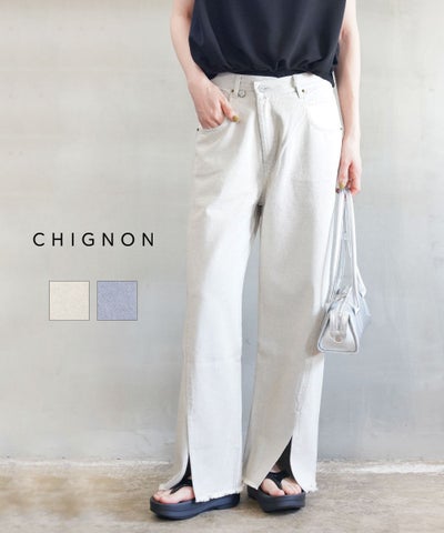 CHIGNON(シニヨン) ラップアジャストデニム