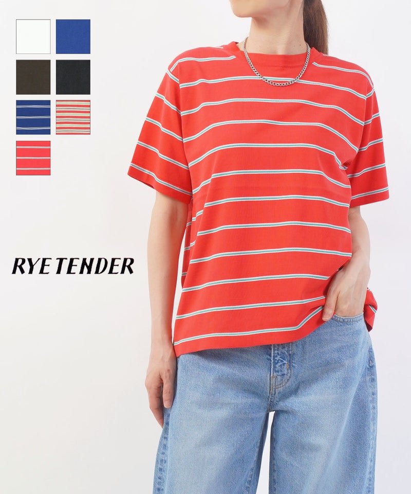 RYE TENDER(ライテンダー) CENTRE TEE センターティー ホワイト(WHT)
