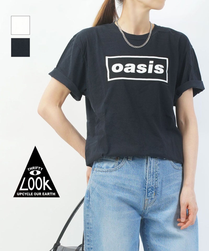 THRIFTY LOOK(スリフティールック) oasis S/S TEE ホワイト(WHT)