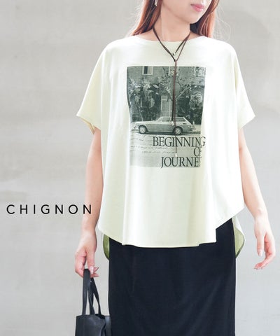 CHIGNON(シニヨン) Photoドルマンカットソー
