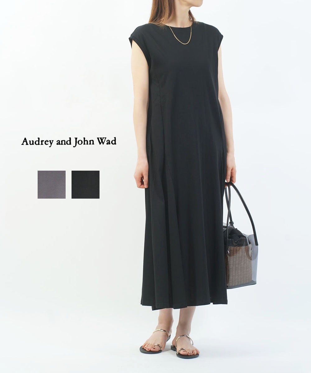 Audrey and John Wad ガーゼ調ギャザーボリュームブルゾン Audrey and