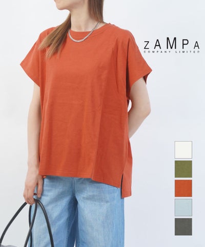 z of zampa Organic(Zオブザンパ オーガニック) USAコットン クルーネックドルマンTシャツ
