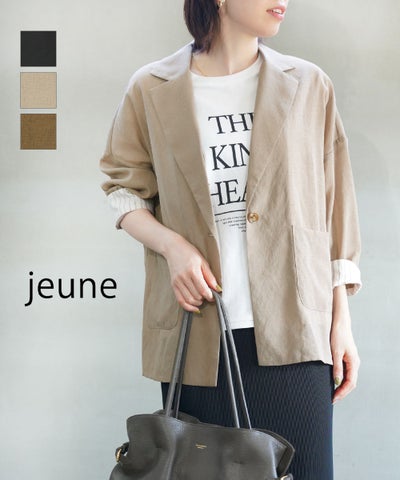 jeune(ジェンヌ) 麻ライクジャケット