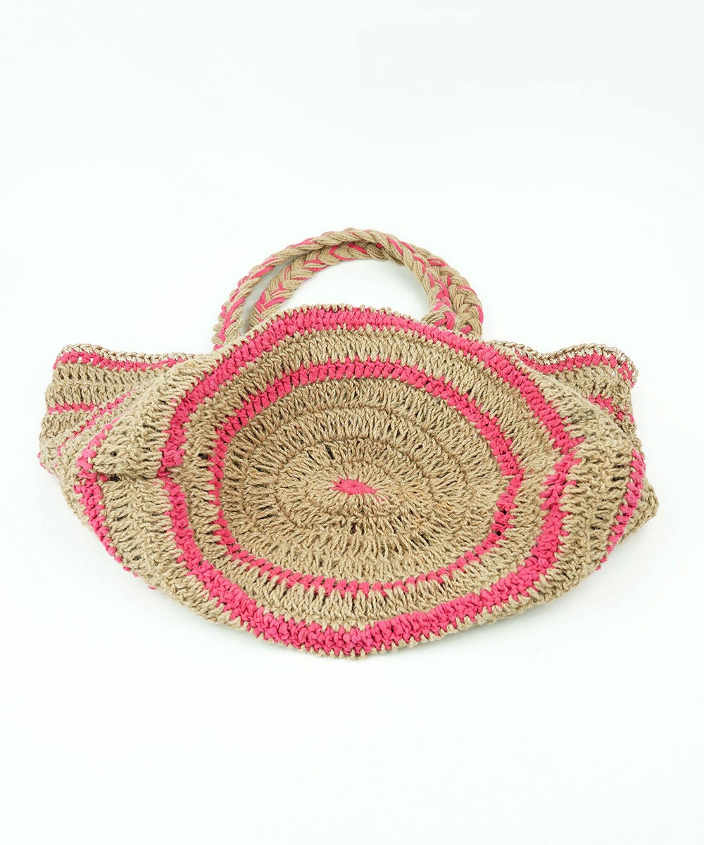 ne Quittez pas(ヌキテパ)Jute Macrame Big Bag | BLEU COMME BLEU