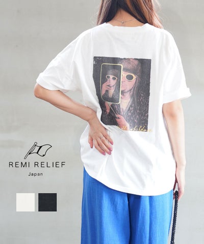 REMI RELIEF(レミレリーフ) HARD SP加工20/天竺BIGサイズT Self shot