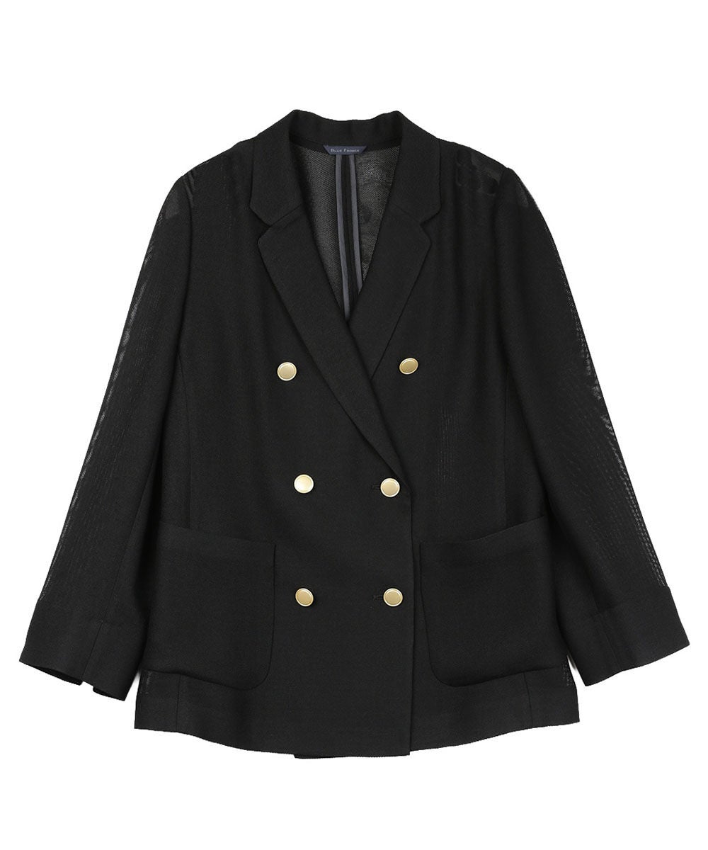 【とろたん！】BLUE FRONCE　コート　バイカラー BLUE FRONCE(ブルーフロンセ)メッシュジャケット | BLEU COMME BLEU
