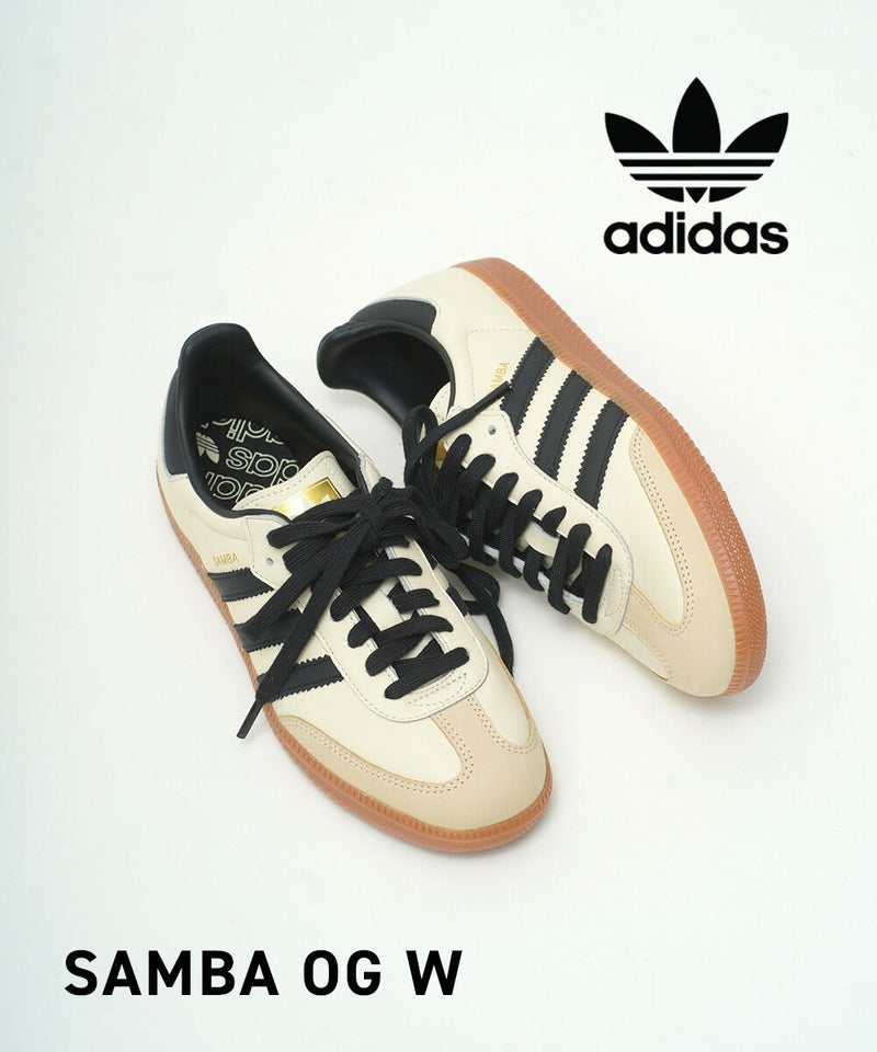 adidas(アディダス) SAMBA OG W Cホワイト/コアブラック(CRBK)