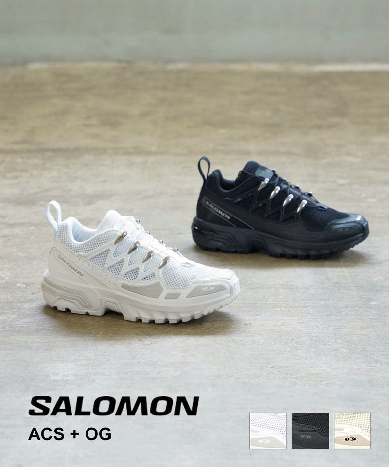 SALOMON(サロモン) エーシーエスプラスオージー ACS + OG White/White/Ftw Silver(WWHSV)