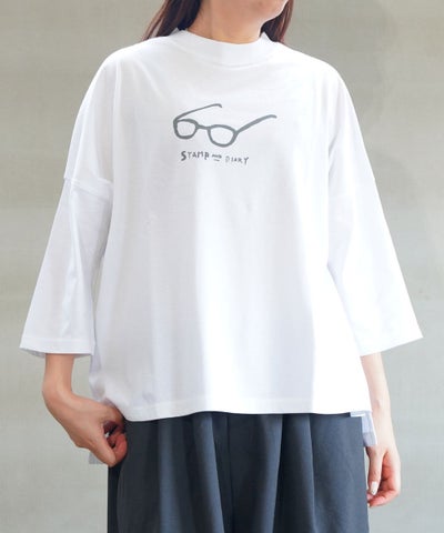 STAMP AND DIARY(スタンプアンドダイアリー) LIFE Tシャツ メガネ