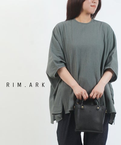 RIM.ARK(リムアーク) スクエアポンチョ Relax easy tops