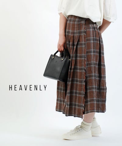 HEAVENLY(ヘブンリー) リネンチェック キルトスカート