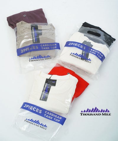 THOUSAND MILE(サウザンドマイル) カーディガン＆タンクトップセット