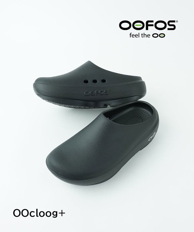 OOFOS(ウーフォス) OOcloog PLUS ウークロッグ プラス Black(BLK)