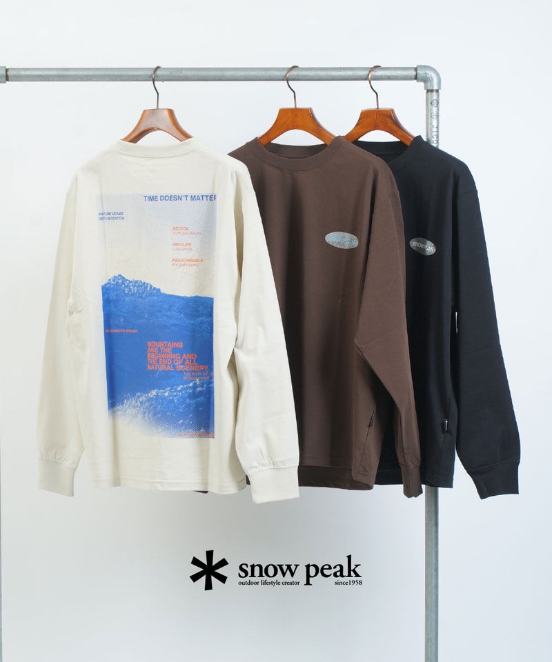 Snow Peak(スノーピーク) Campscape L/S T-Shirt IVORY(IVO)