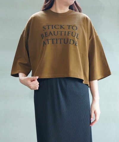 SACRA(サクラ) ハイデンシティーコットンプリントプルオーバー