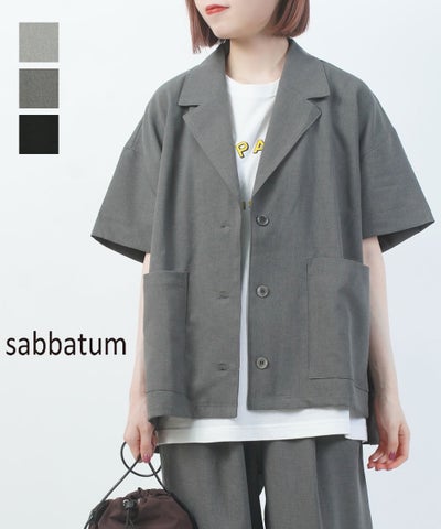 sabbatum(サバタム) テーラーカラーシャツ
