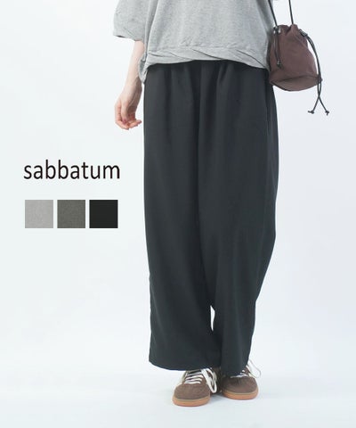 sabbatum(サバタム) タックイージーパンツ