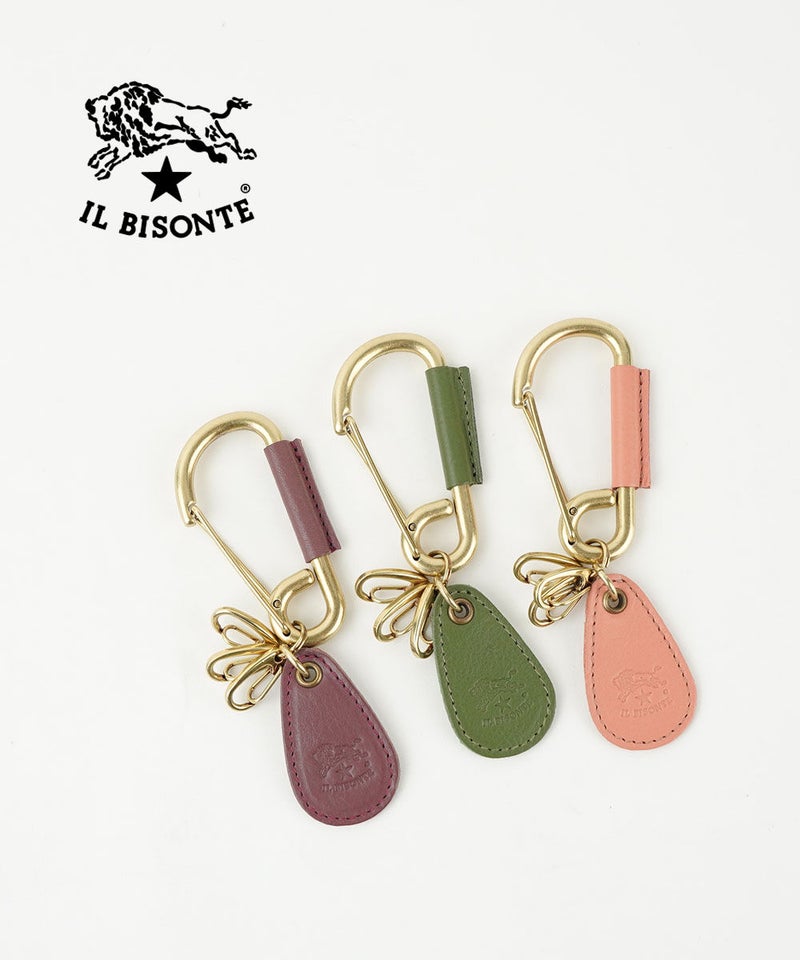 IL BISONTE(イルビゾンテ) キーリング カーキグリーン(47)