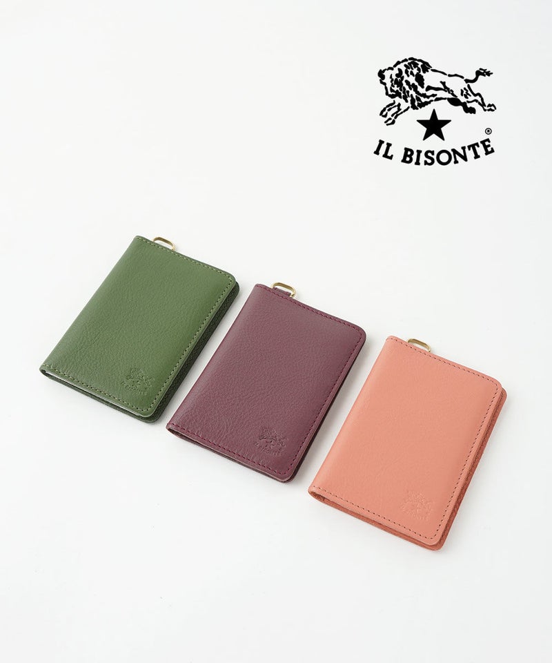 IL BISONTE(イルビゾンテ) パスケース カーキグリーン(47)