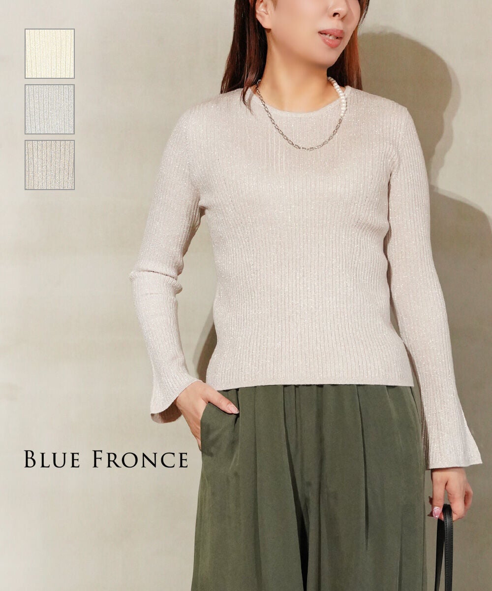 BLUE FRONCE(ブルーフロンセ)フレンチリネンプルオーバーブラウス