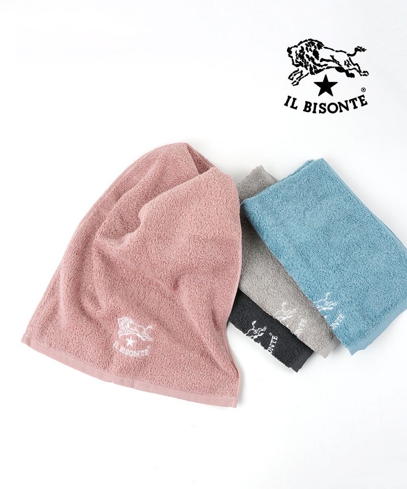 IL BISONTE(イルビゾンテ) ゲストタオル ブルー(35)