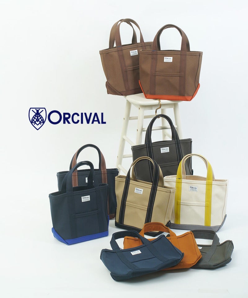 ORCIVAL(オーチバル・オーシバル) 24oz キャンバス トートバッグ S ECRU(ECR)