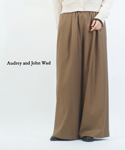 audrey and john wad(オードリーアンドジョンワッド) シャーリングパンツ