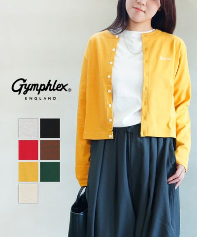 Gymphlex(ジムフレックス) ショート クルーネック カーディガン