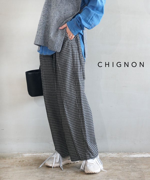 CHIGNON(シニヨン) フロウベルトチェックパンツ（10枚目）