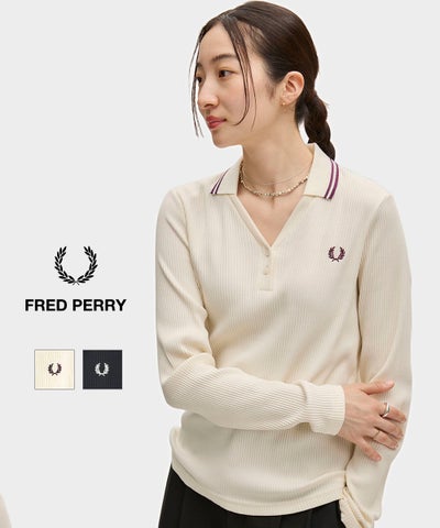 FRED PERRY(フレッドペリー) Twin Tipped Ribbed Polo Shirt