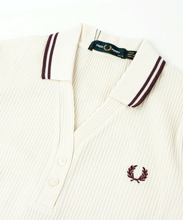 FRED PERRY(フレッドペリー) Twin Tipped Ribbed Polo Shirt（3枚目）