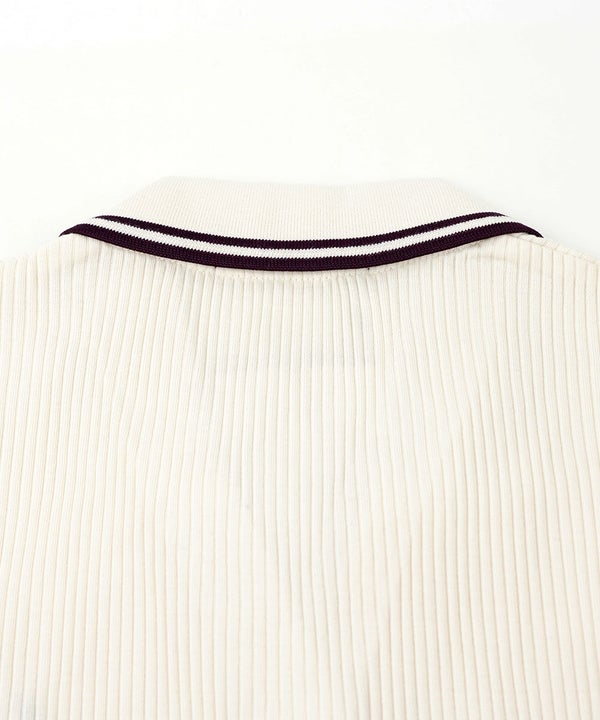 FRED PERRY(フレッドペリー) Twin Tipped Ribbed Polo Shirt（7枚目）