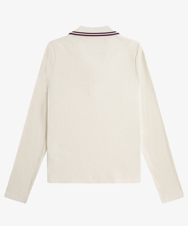 FRED PERRY(フレッドペリー) Twin Tipped Ribbed Polo Shirt