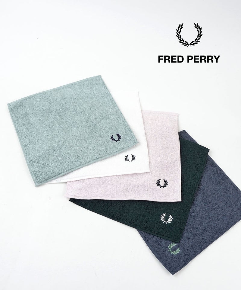 FRED PERRY(フレッドペリー) TOWEL HANDKERCHIEF SNOW WHITE(100)