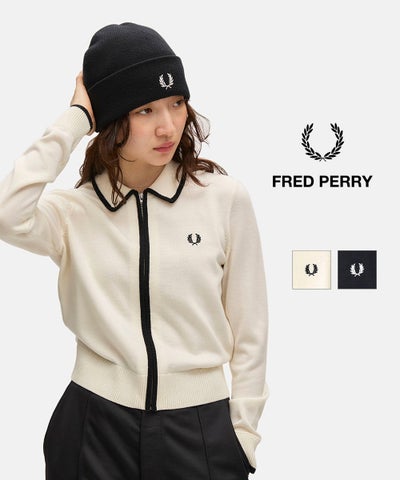 FRED PERRY(フレッドペリー) Zip-Through Knitted Shirt