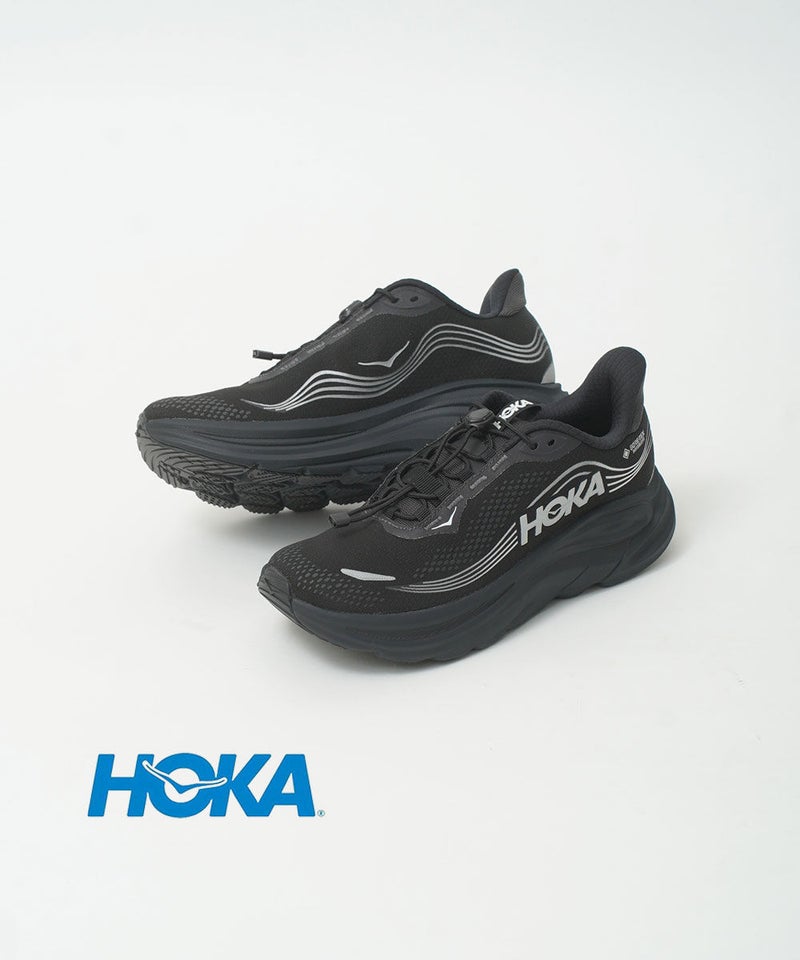 HOKA(ホカ) Clifton 11 GTX ブラック/ブラック(BBLC)