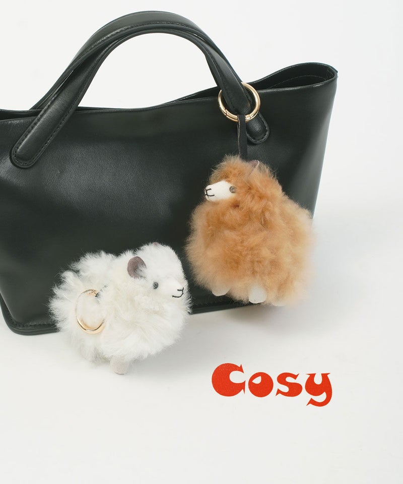 COSY(コージー) ミニシープ キーリング ホワイト(WHT)