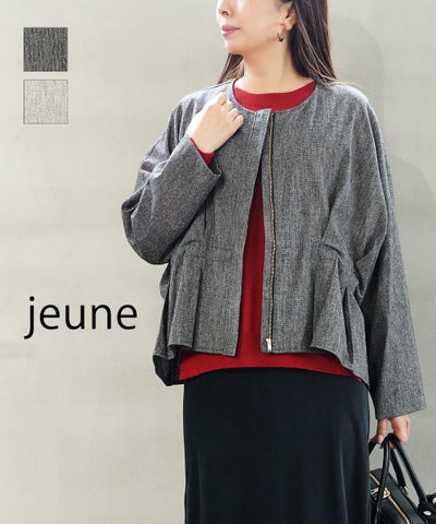jeune(ジェンヌ) シルクネップタックジャケット