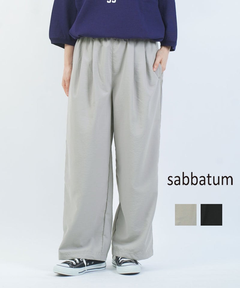 Sabbatum(サバタム) Wポケットタック入りパンツ グレー(GRY)