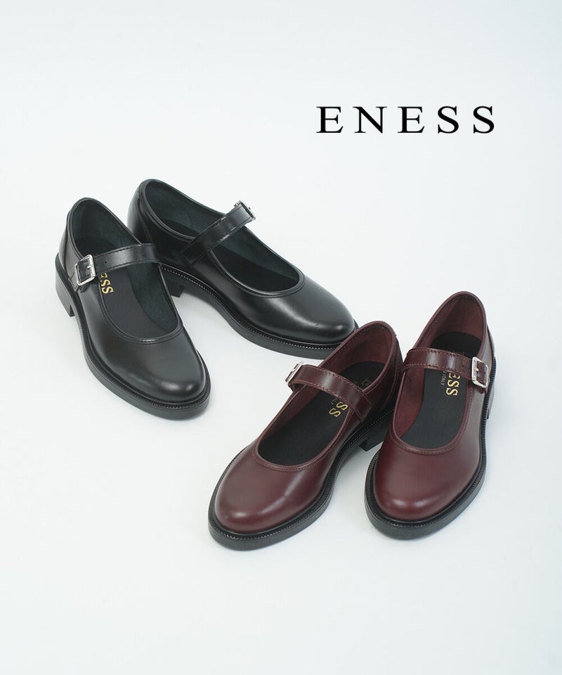 eness(エネス) メリージェーン ストラップシューズ BORDO(BOR)