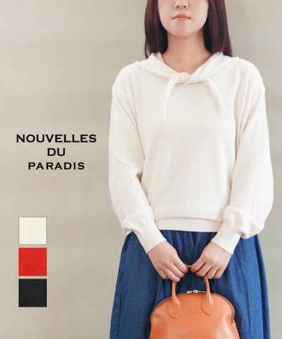 NOUVELLES DU PARADIS(ヌーベル ドゥ パラディ) ムーコットンバンダナカラープルオーバー