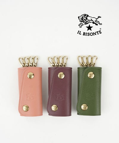 IL BISONTE(イルビゾンテ) スナップボタンキーケース