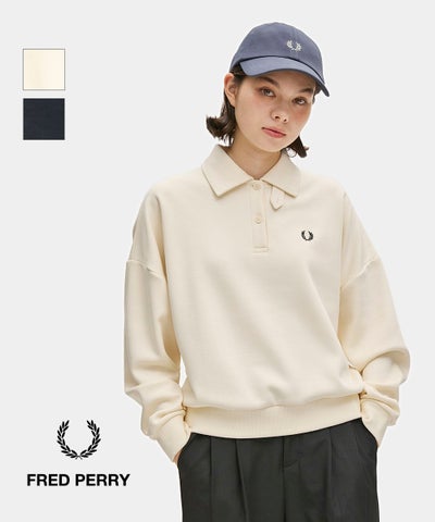 FRED PERRY(フレッドペリー) BRUSHED BACK SWEATSHIRT POLO